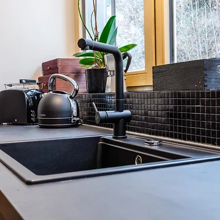 Black - Large Spacious One Bedroom Penthouse Loft